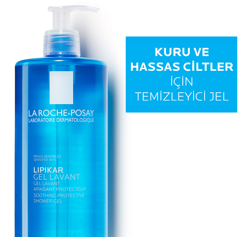 La Roche-Posay Lipikar Gel Lavant Kuru Ciltler için Bebek, Çocuk, Yetişkin Vücut Temizleme Jeli 750 ml