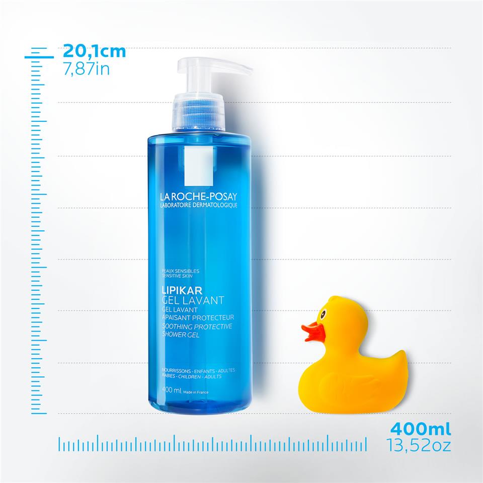 La Roche-Posay Lipikar Gel Lavant Kuru Ciltler için Bebek, Çocuk, Yetişkin Vücut Temizleme Jeli 400 ml
