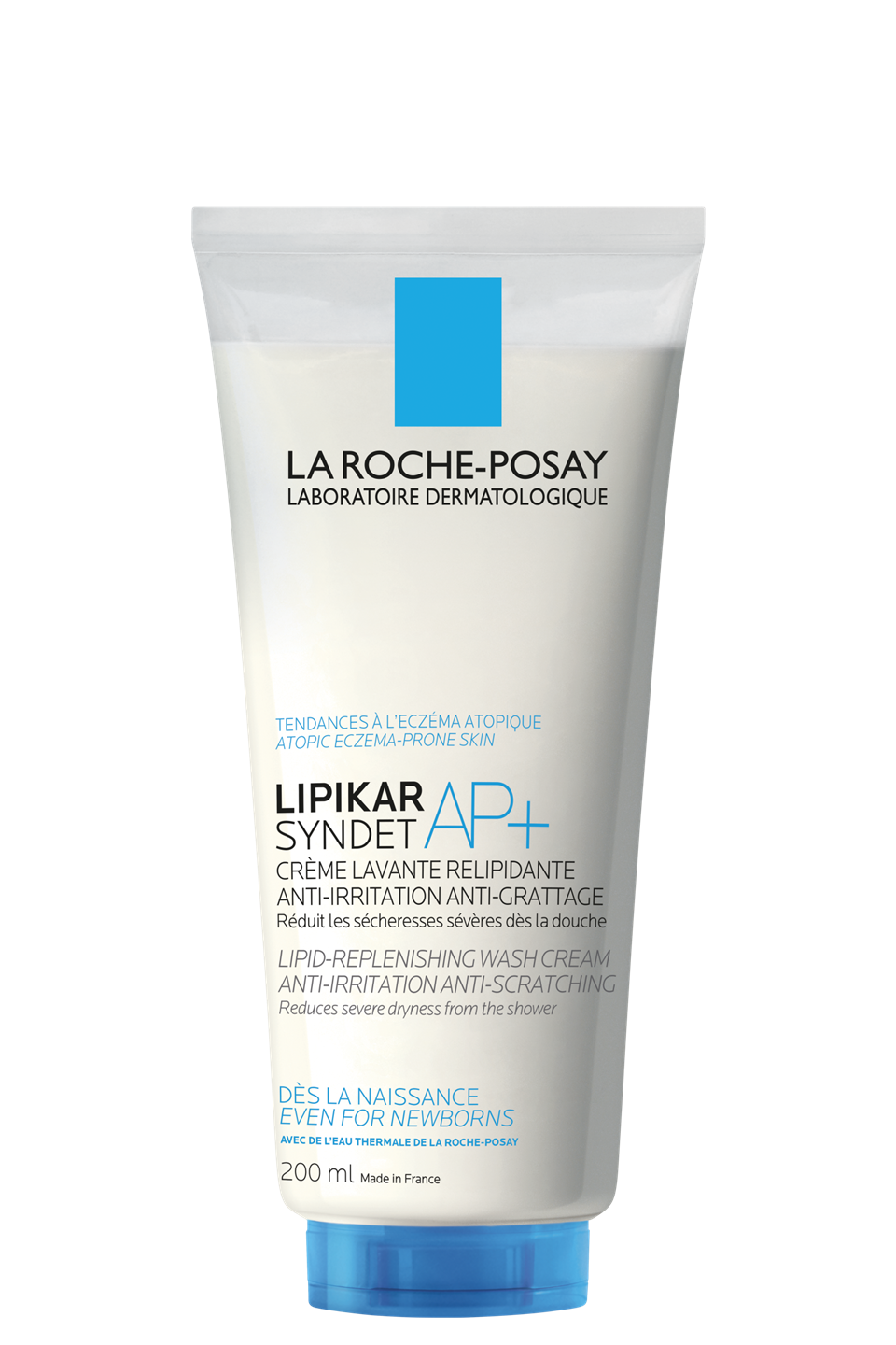 La Roche-Posay Lipikar Syndet AP+ Çok Kuru ve Atopiye Eğilim Gösterebilen Ciltler için Bebek, Çocuk, Yetişkin Vücut Yıkama Jeli 200 ml