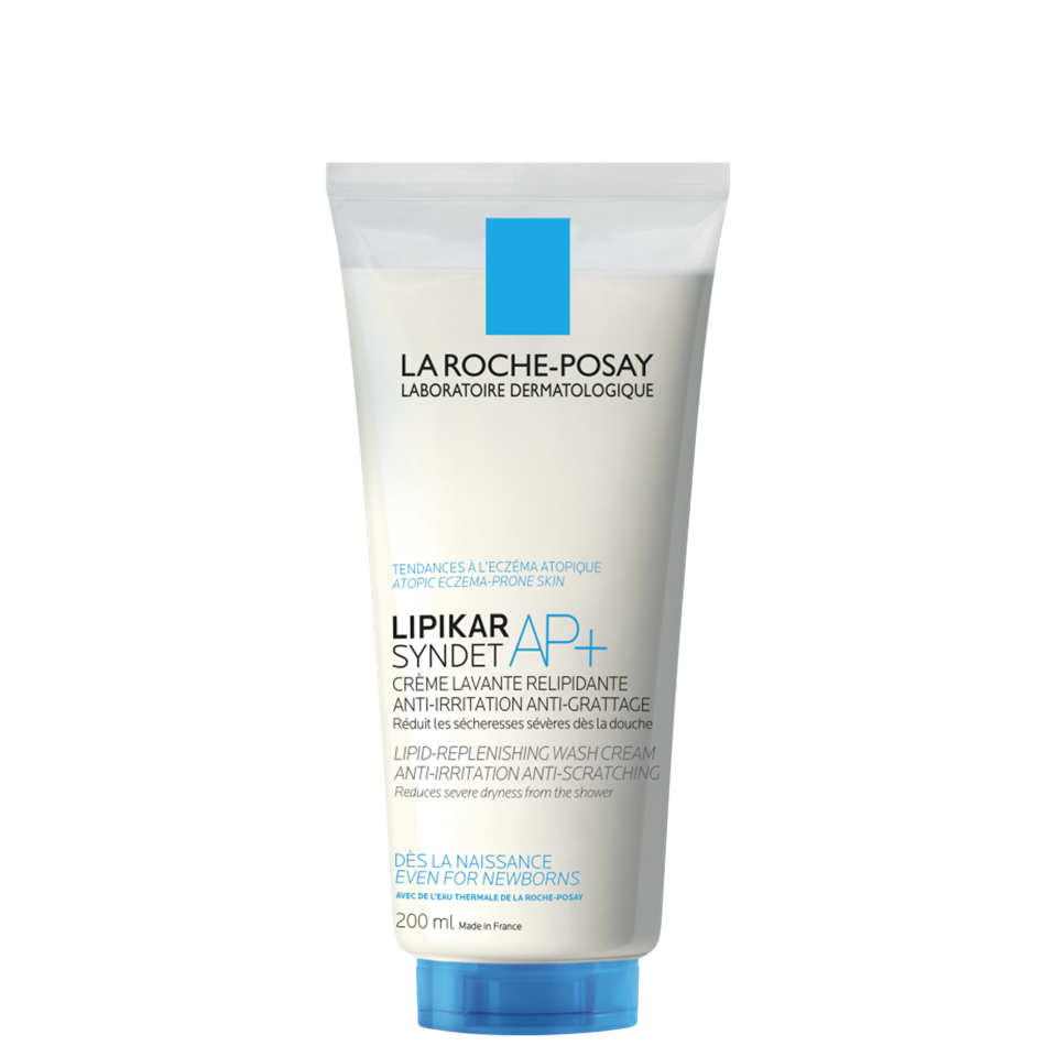 La Roche-Posay Lipikar Syndet AP+ Çok Kuru ve Atopiye Eğilim Gösterebilen Ciltler için Bebek, Çocuk, Yetişkin Vücut Yıkama Jeli 200 ml