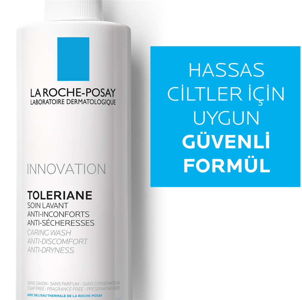 La Roche-Posay Toleriane Caring Kuru ve Hassas Ciltler için Nemlendirici Temizleyici Jel 400 ml