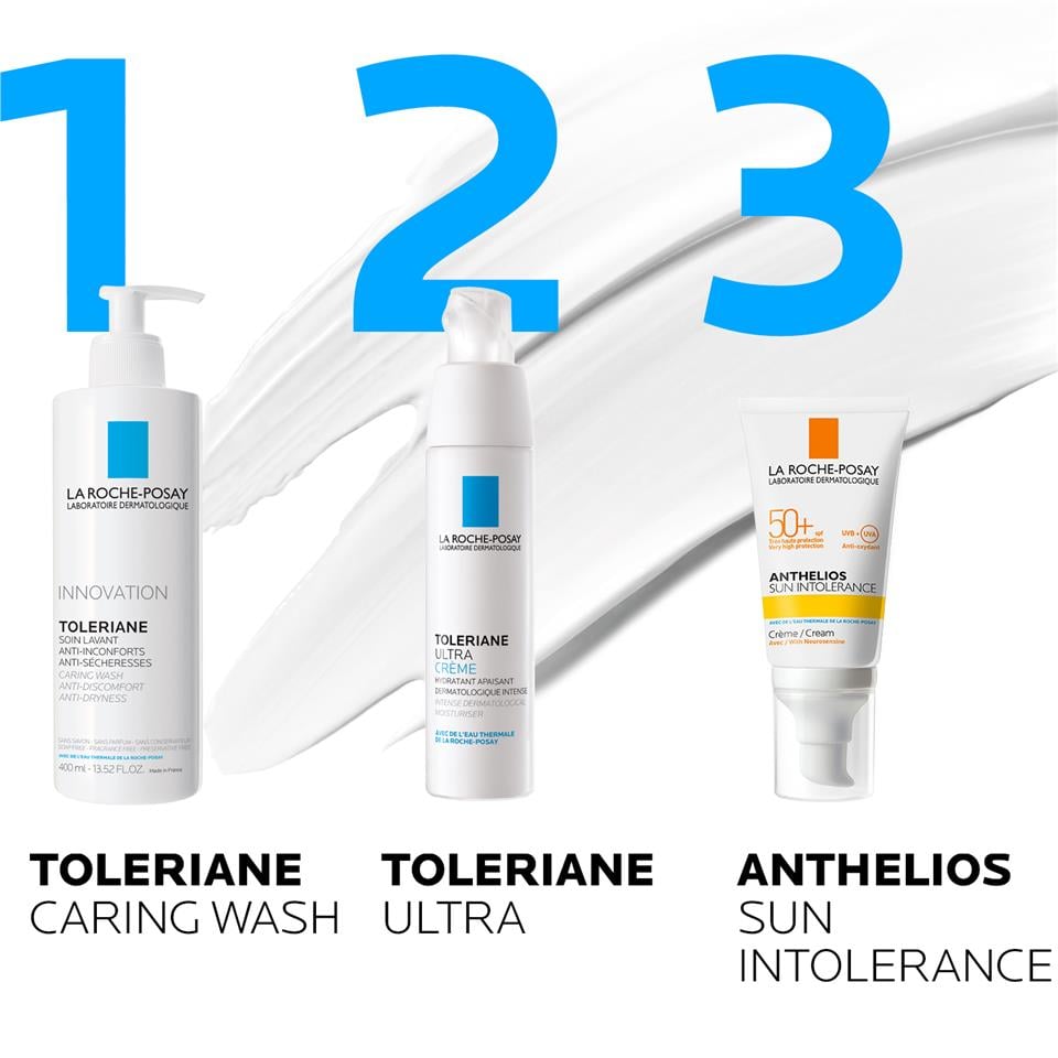La Roche-Posay Toleriane Caring Kuru ve Hassas Ciltler için Nemlendirici Temizleyici Jel 200 ml