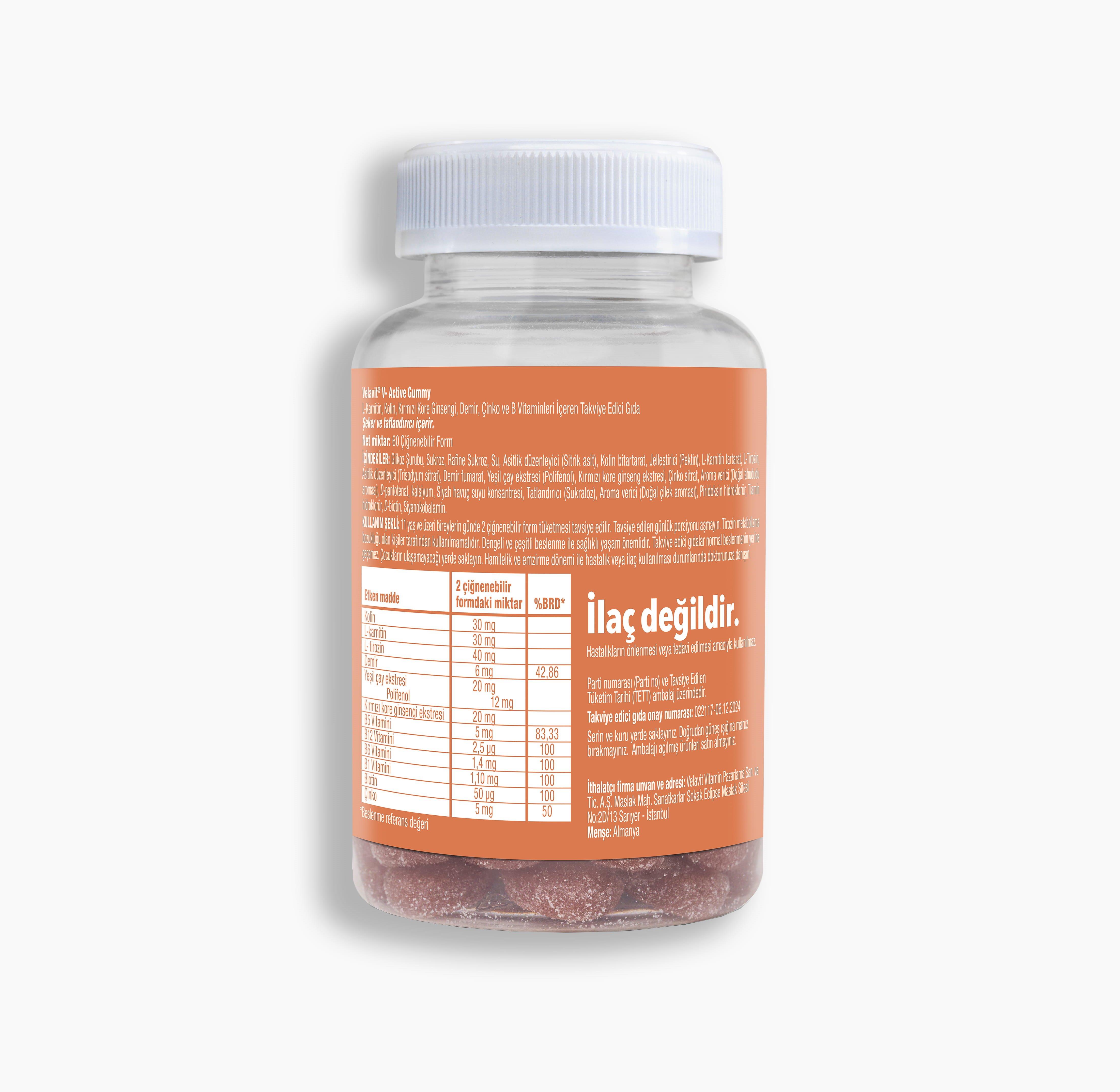 Velavit® V-Active Gummy 60 Gummies