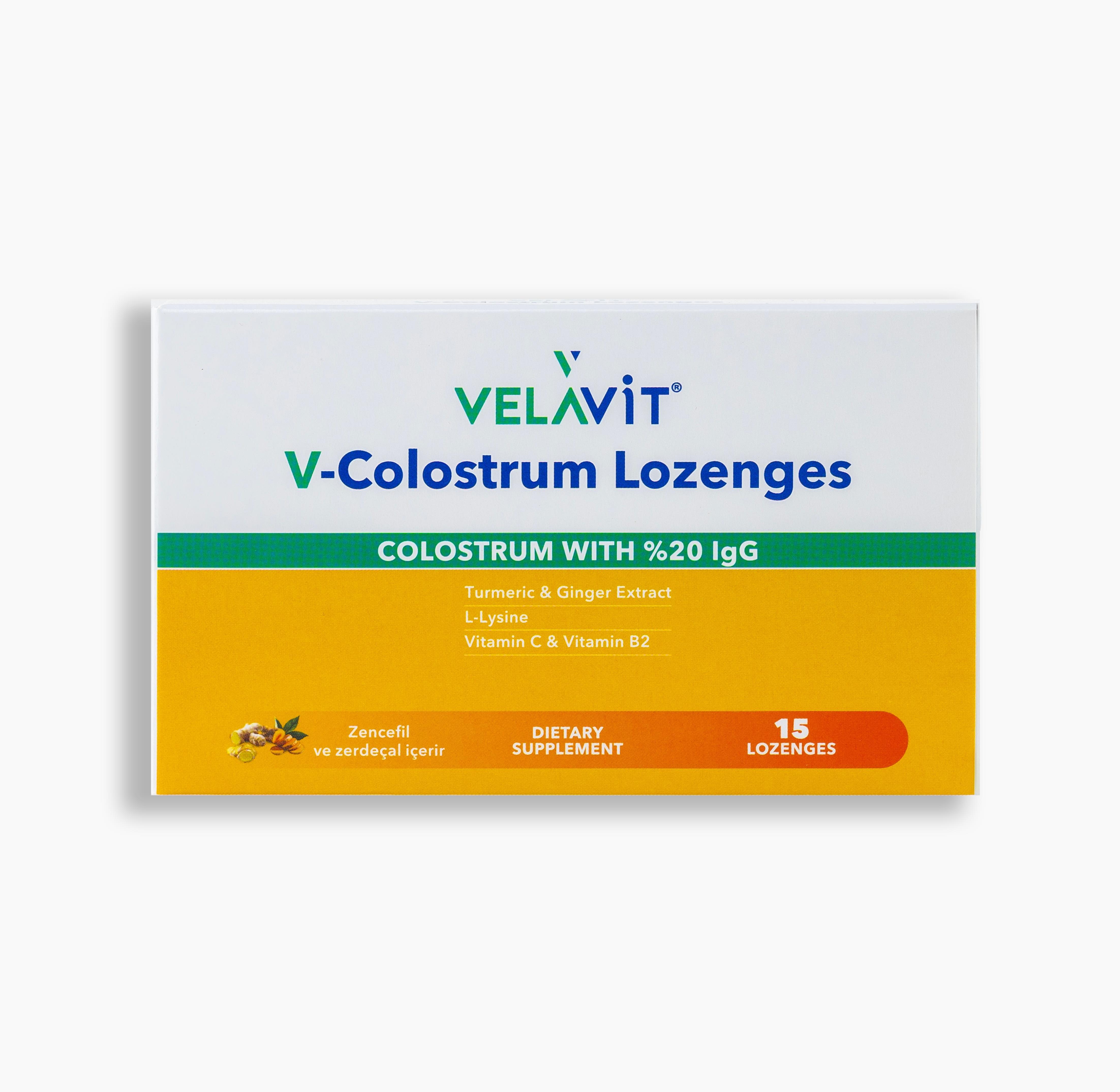 Velavit® V-Colostrum Lozenges 15 Pastil