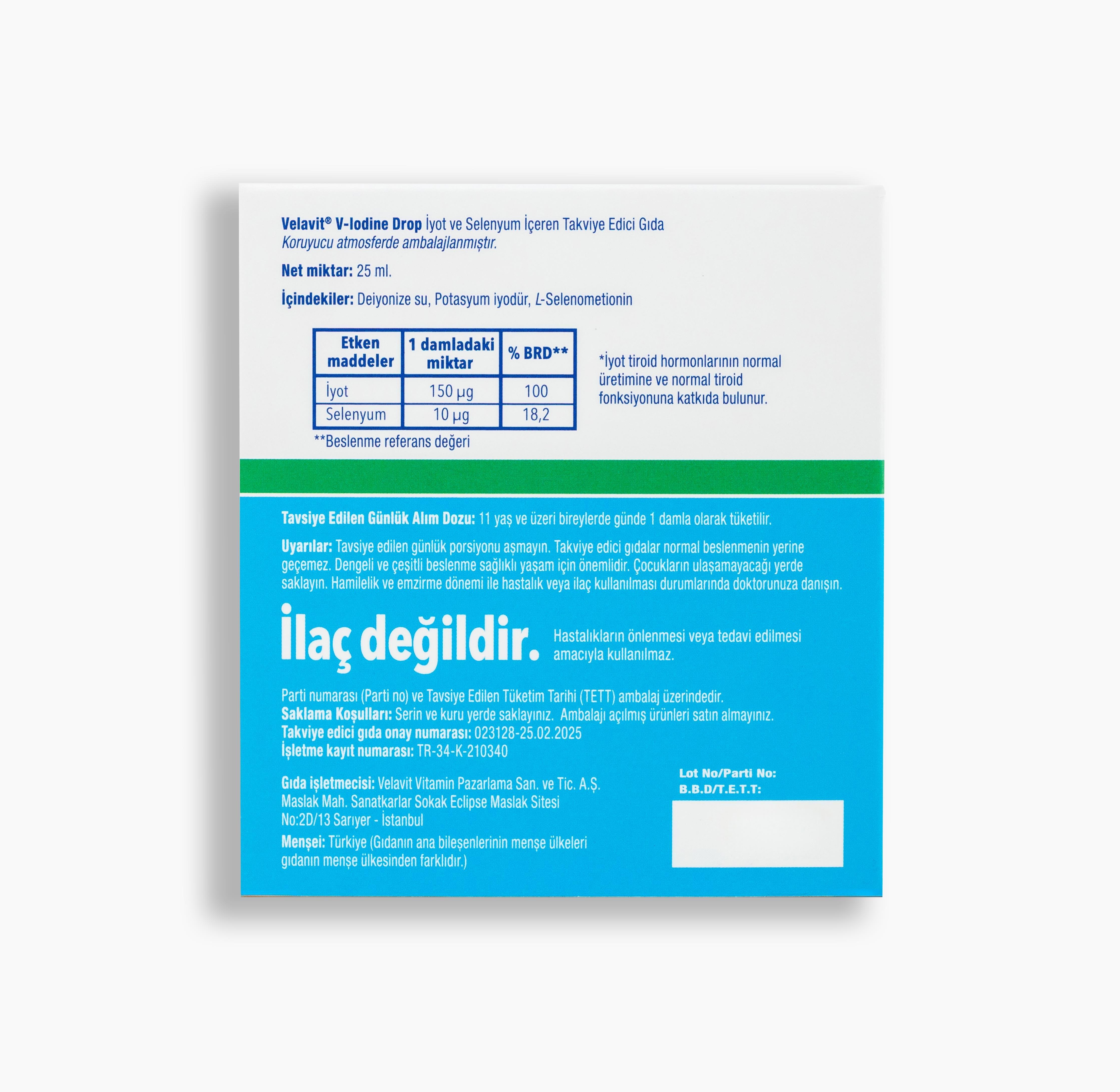 Velavit® V-Iodine Drop 25ml