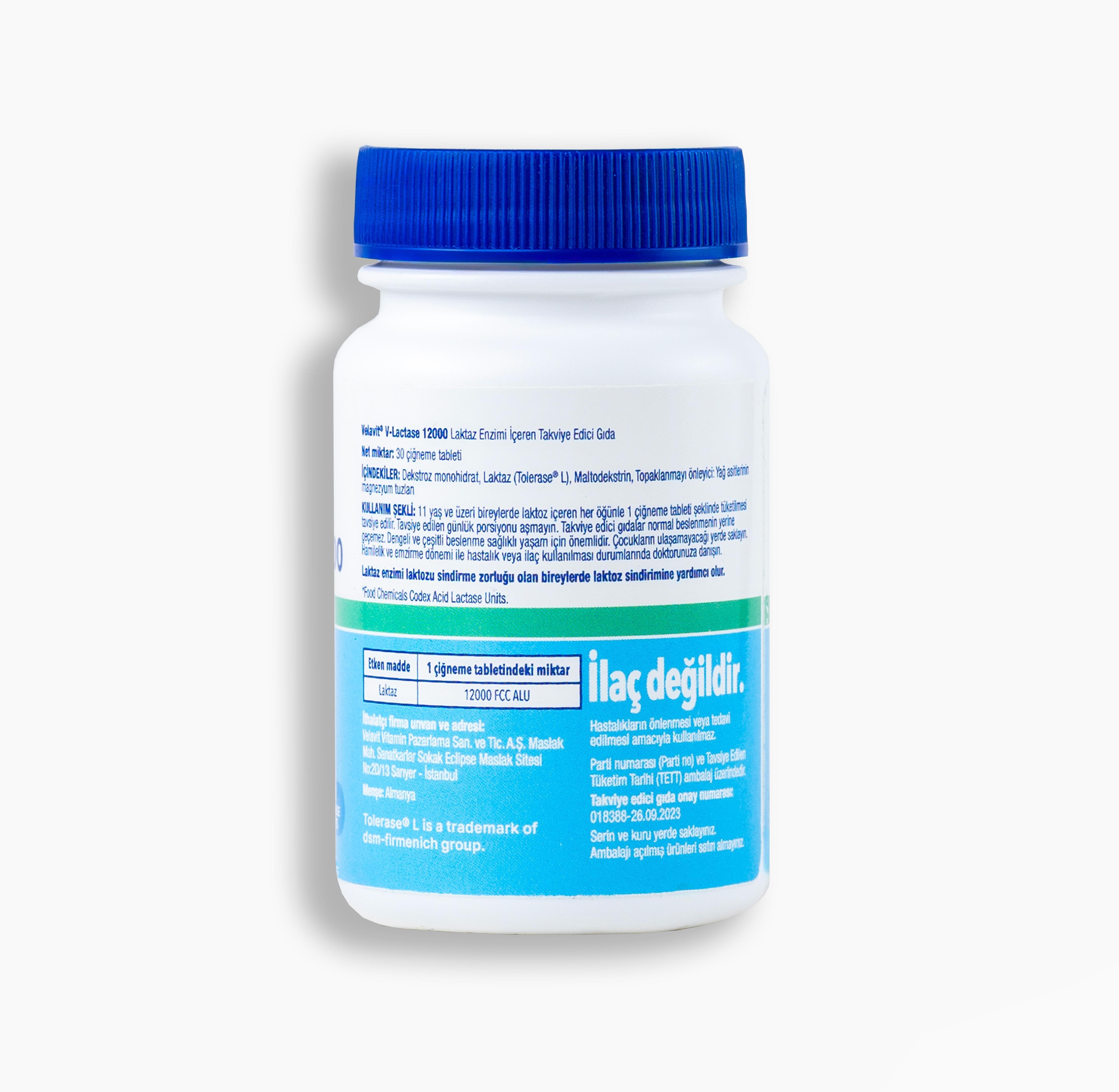 Velavit® V- Lactase 1200mg 30 Tablet