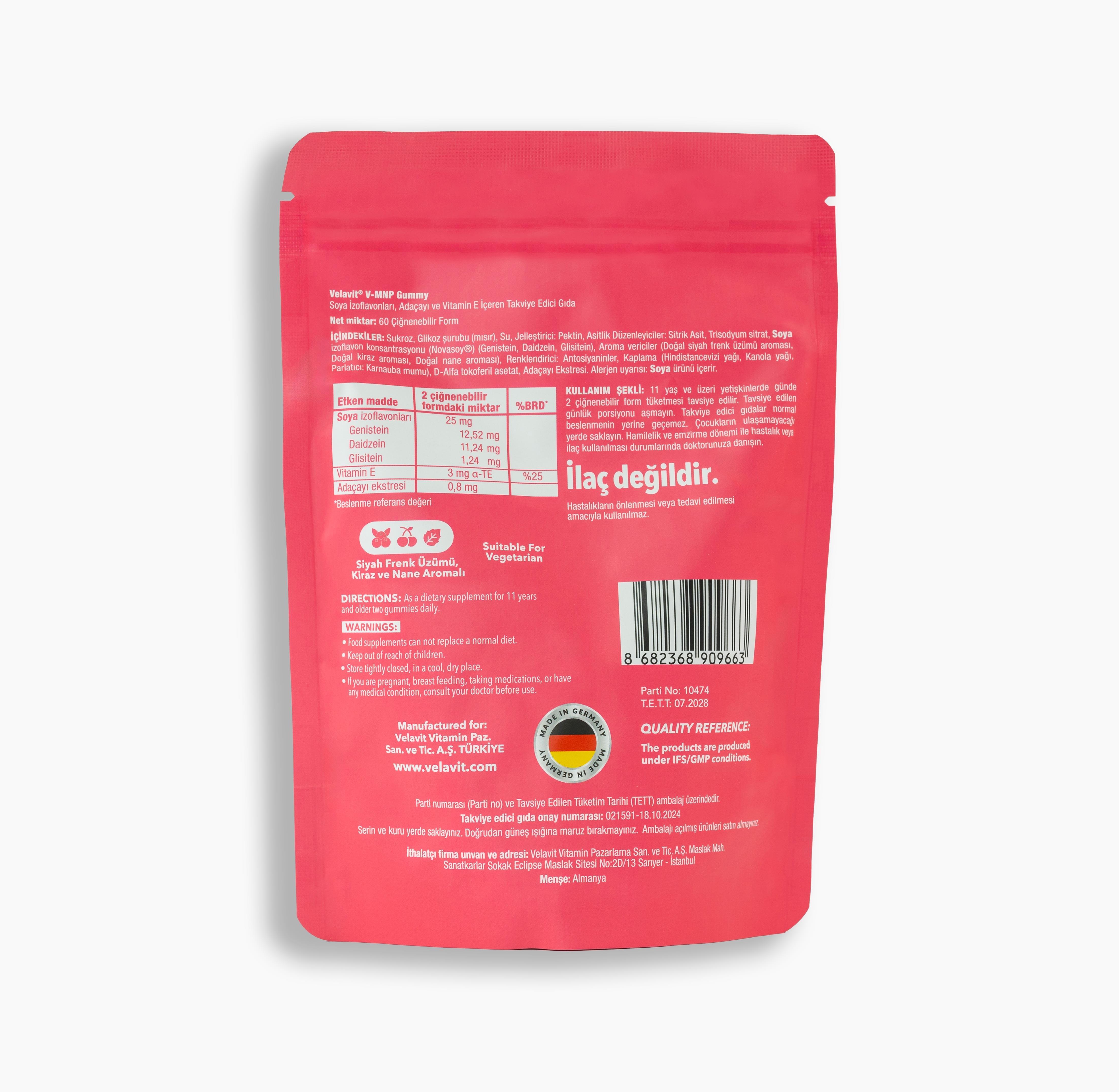 Velavit® V-Mnp Gummy 60 Gummies