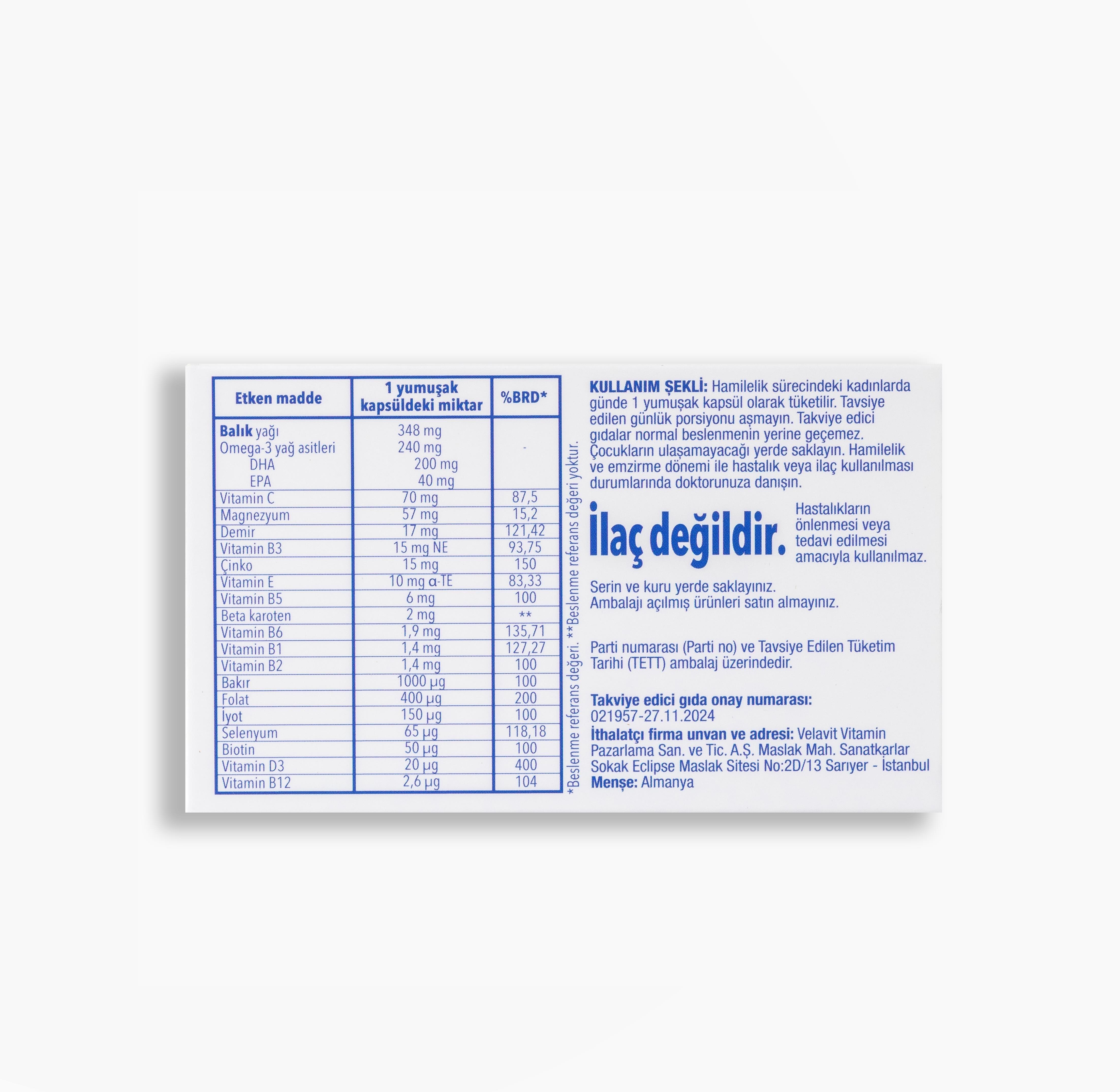 Velavit® V-Mom To Be 30 Softgel