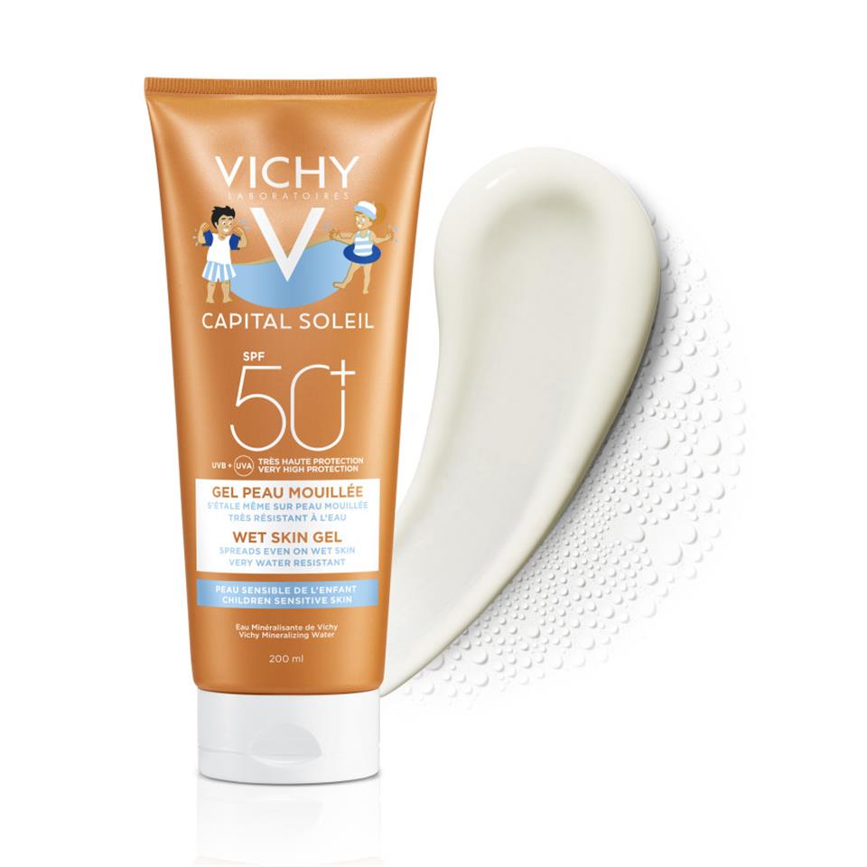 Vichy Capital Soleil SPF50+ Çocuklar için Yüz ve Vücut Sütü 200 ml