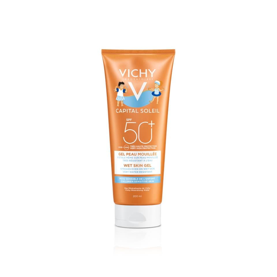 Vichy Capital Soleil SPF50+ Çocuklar için Yüz ve Vücut Sütü 200 ml