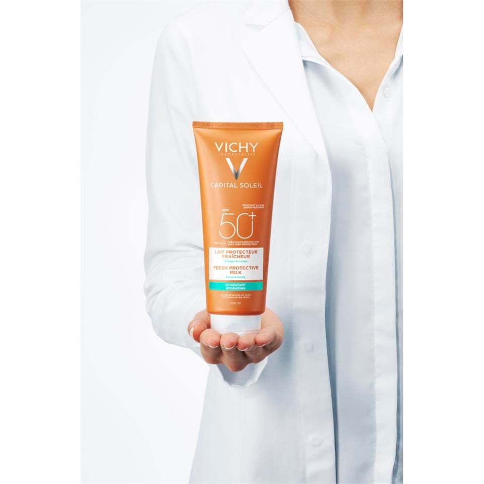 Vichy Capital Soleil SPF50+ Çok Yüksek Koruma Yüz ve Vücut Sütü 300 ml