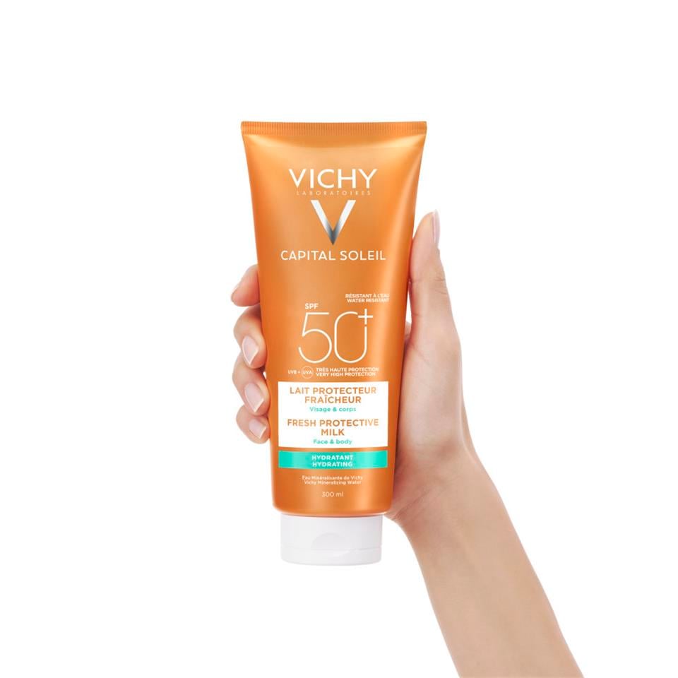 Vichy Capital Soleil SPF50+ Çok Yüksek Koruma Yüz ve Vücut Sütü 300 ml