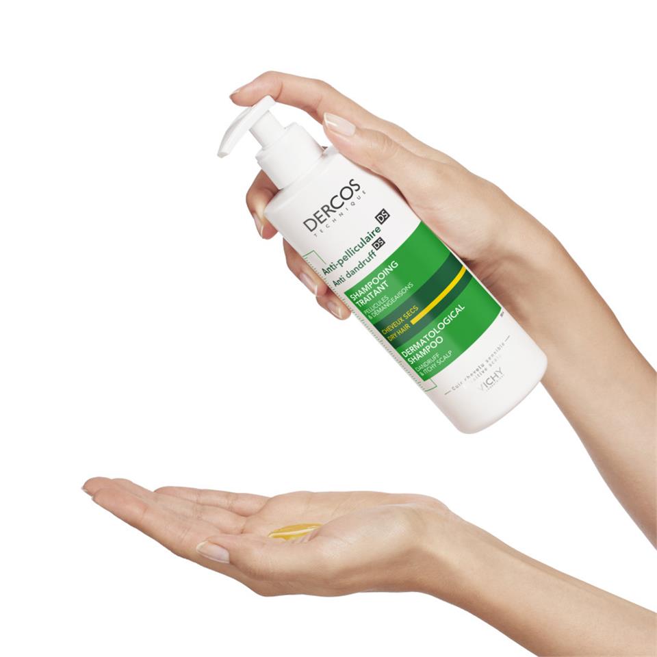 Vichy Dercos Anti-Pelliculaire Anti-Dandruff Kuru Saçlar için Kepek Karşıtı Şampuan 390 ml