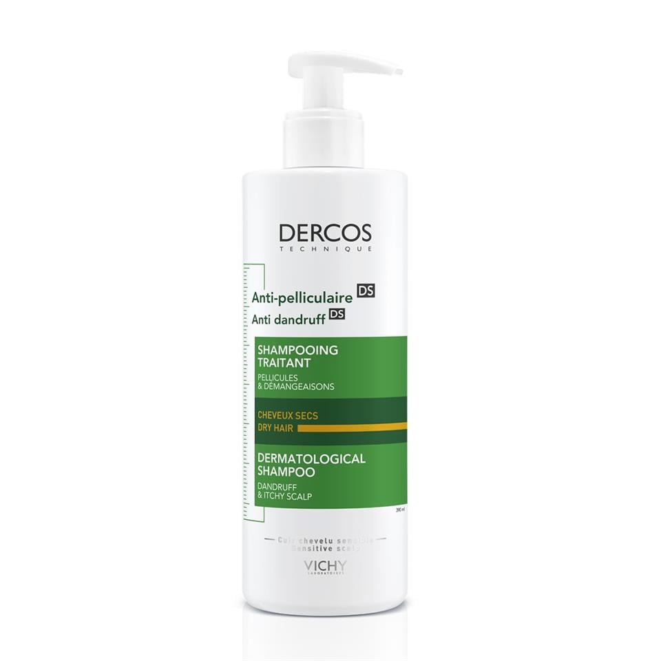 Vichy Dercos Anti-Pelliculaire Anti-Dandruff Kuru Saçlar için Kepek Karşıtı Şampuan 390 ml