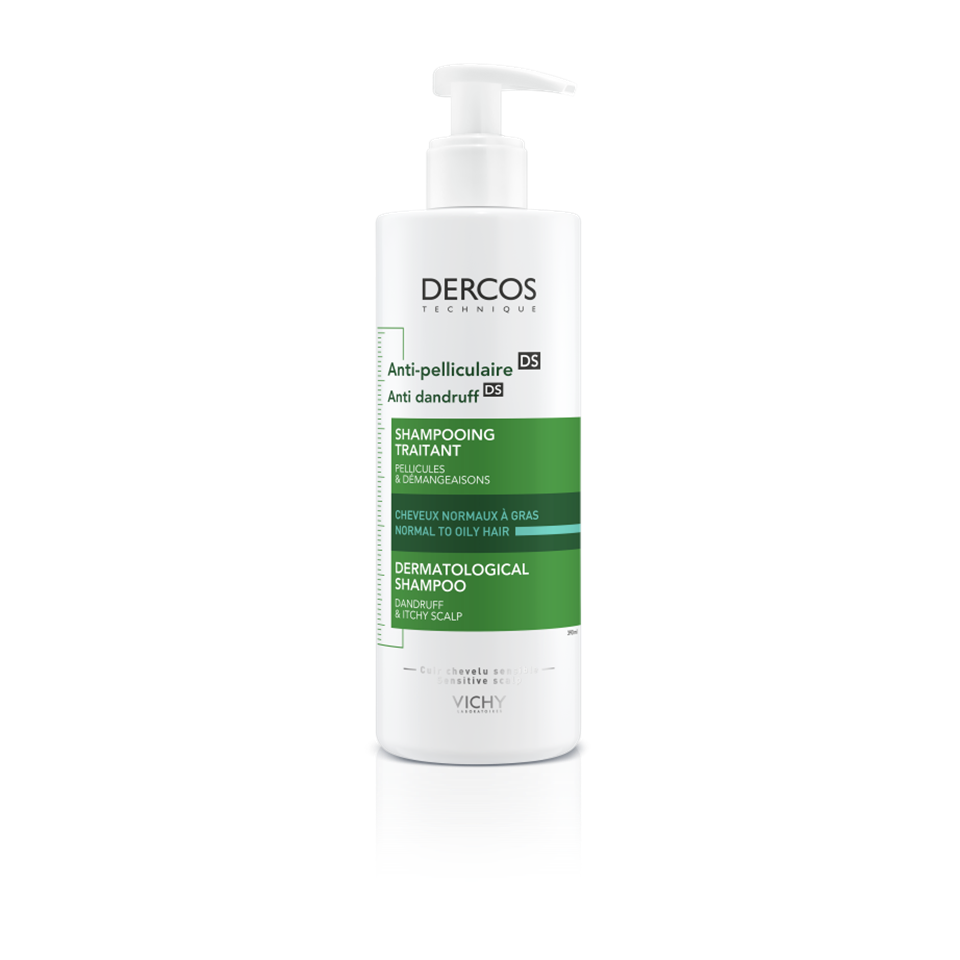 Vichy Dercos Anti-Pelliculaire Anti-Dandruff Normal ve Yağlı Saçlar için Kepek Karşıtı Şampuan 390 ml