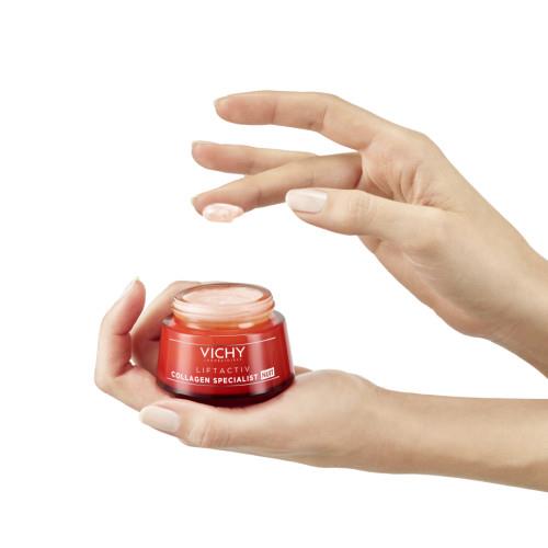 Vichy Liftactiv Collagen Specialist Cilt Tonu Dengeleyici Kırışıklık Karşıtı Gece Bakım Kremi 50 ml