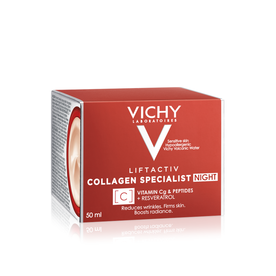 Vichy Liftactiv Collagen Specialist Cilt Tonu Dengeleyici Kırışıklık Karşıtı Gece Bakım Kremi 50 ml