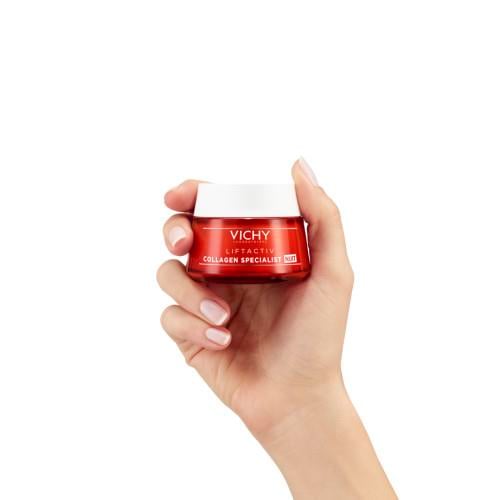 Vichy Liftactiv Collagen Specialist Cilt Tonu Dengeleyici Kırışıklık Karşıtı Gece Bakım Kremi 50 ml