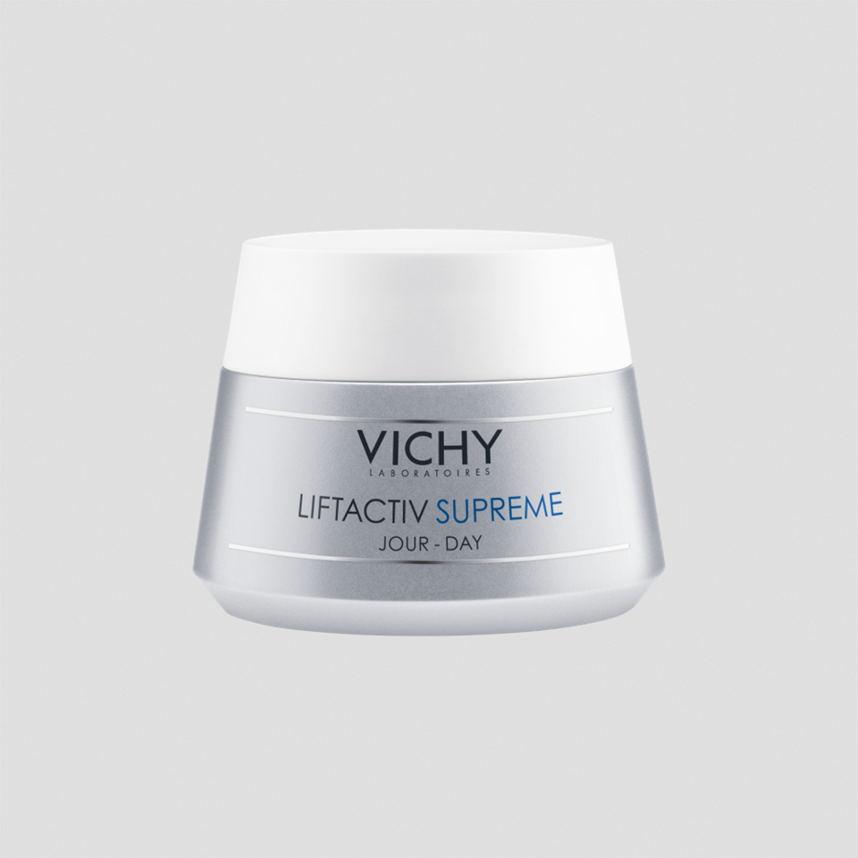 Vichy Liftactiv Supreme Kuru Ciltler için Yaşlanma Karşıtı Derin Kırışıklık Giderici Sıkılaştırıcı Gündüz Bakım Kremi 50 ml