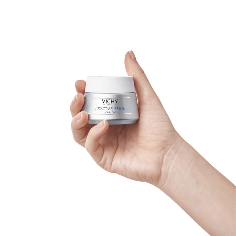 Vichy Liftactiv Supreme Normal ve Karma Ciltler için Yaşlanma Karşıtı Derin Kırışıklık Giderici Sıkılaştırıcı Gündüz Bakım Kremi 50 ml