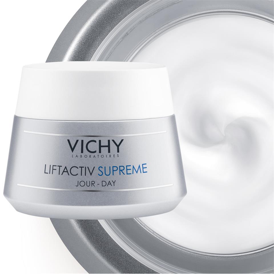 Vichy Liftactiv Supreme Normal ve Karma Ciltler için Yaşlanma Karşıtı Derin Kırışıklık Giderici Sıkılaştırıcı Gündüz Bakım Kremi 50 ml