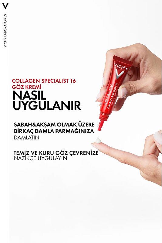 Vichy Liftactive Collagen Specialist Soin Yeux 15 ml