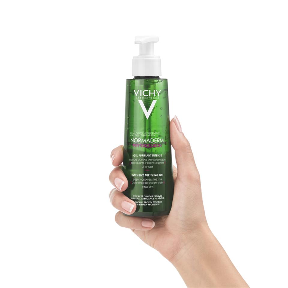 Vichy Normaderm Phytosolution Arındırıcı Jel 400 ml Yağlı ve Akneye Eğilimli Cilt