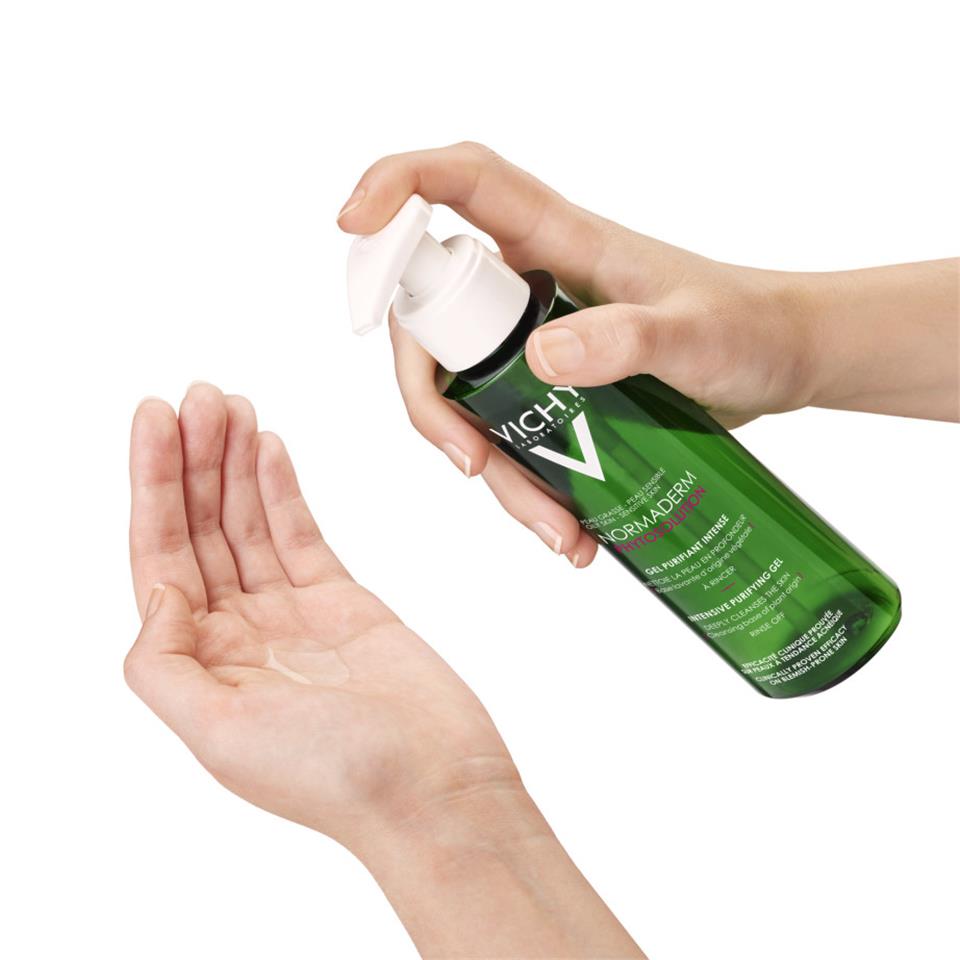 Vichy Normaderm Phytosolution Arındırıcı Jel 400 ml Yağlı ve Akneye Eğilimli Cilt