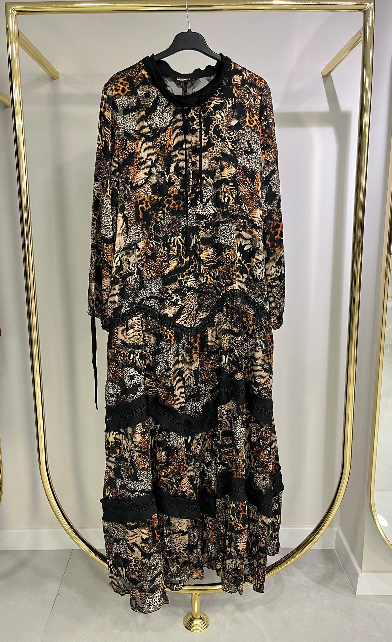 Lissmore Tasarım Leopar Elbise