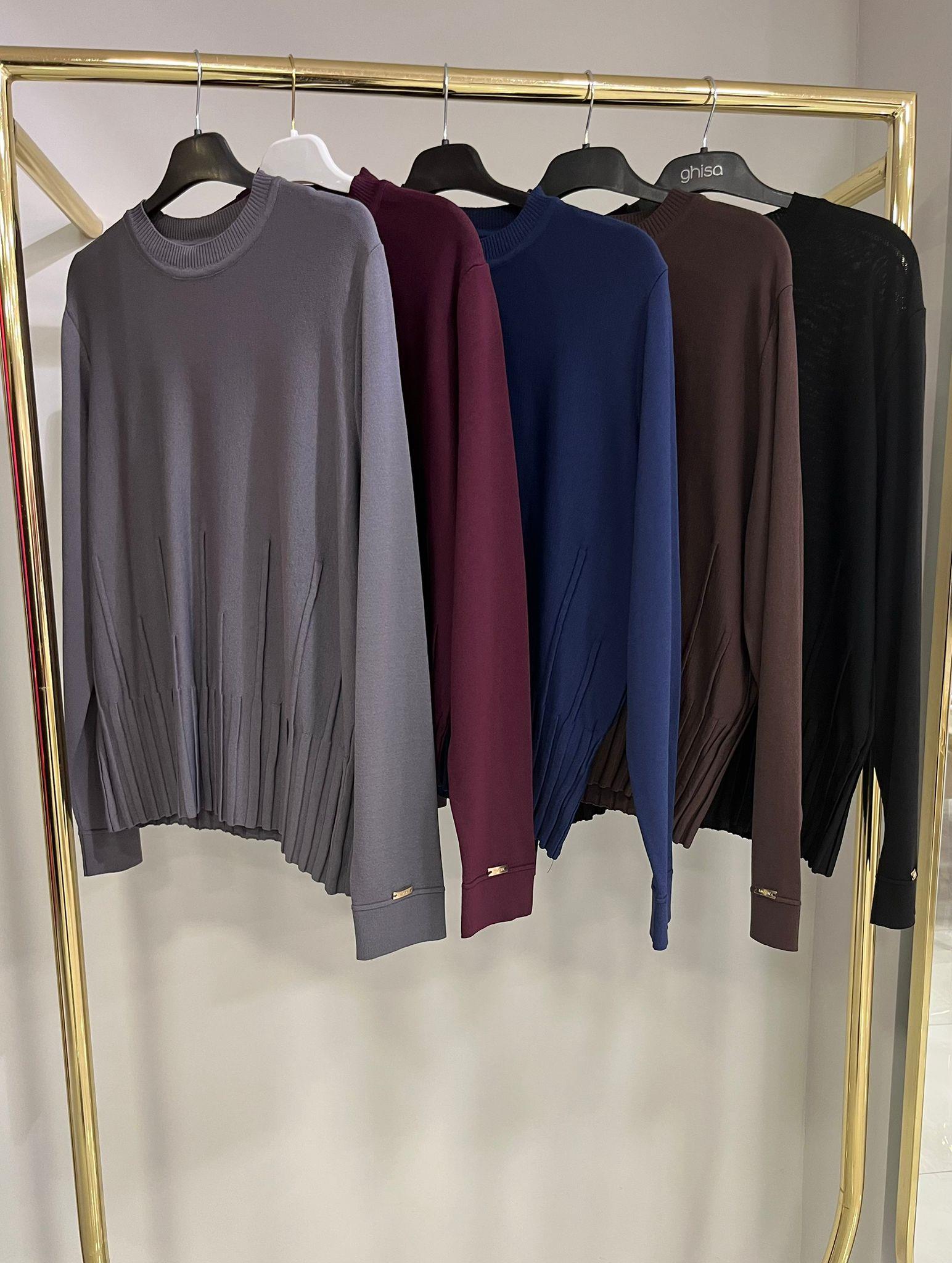 Niliwi Bel Detaylı Bordo Bluz