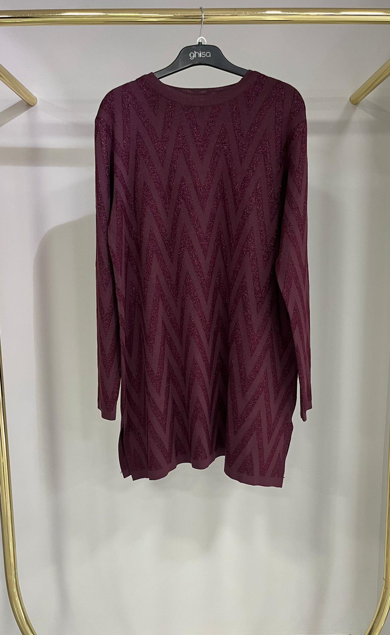 Nuss Zigzag Desenli Bordo Etekli Takım 
