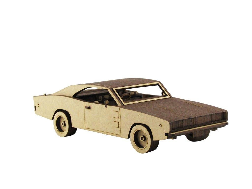 1968 Dodge Charger Araba Maketi | Basit Seviye