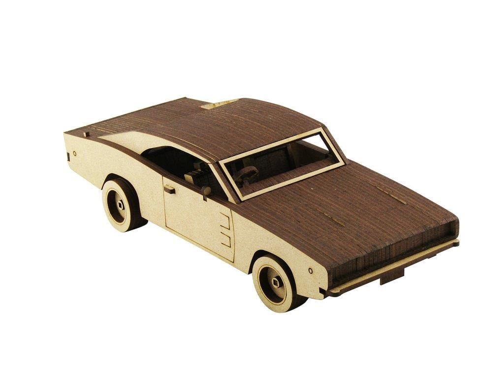 1968 Dodge Charger Araba Maketi | Basit Seviye