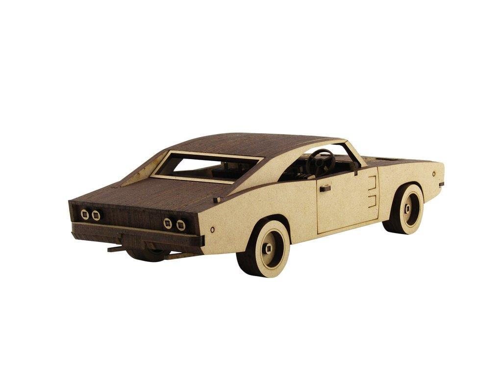 1968 Dodge Charger Araba Maketi | Basit Seviye