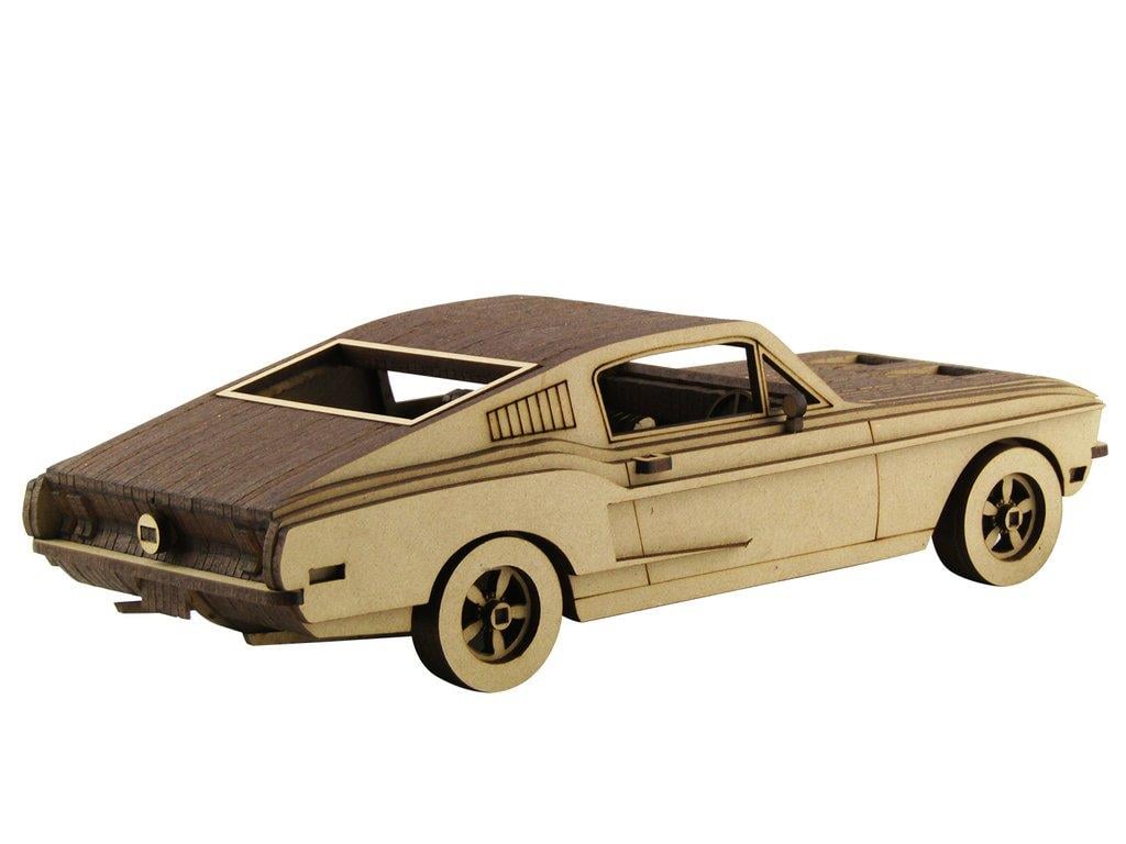 1968 Ford Mustang Araba Maketi | Basit Seviye