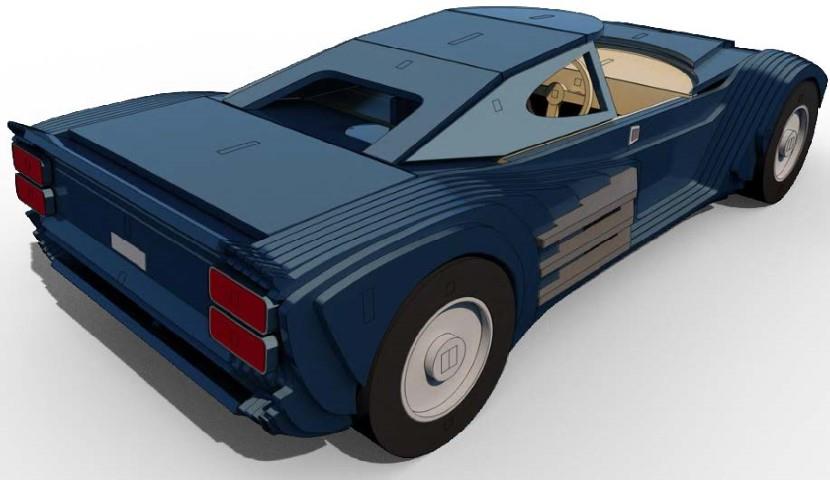 Chevrolet Camaro Assembly Araba Maketi | Basit Seviye