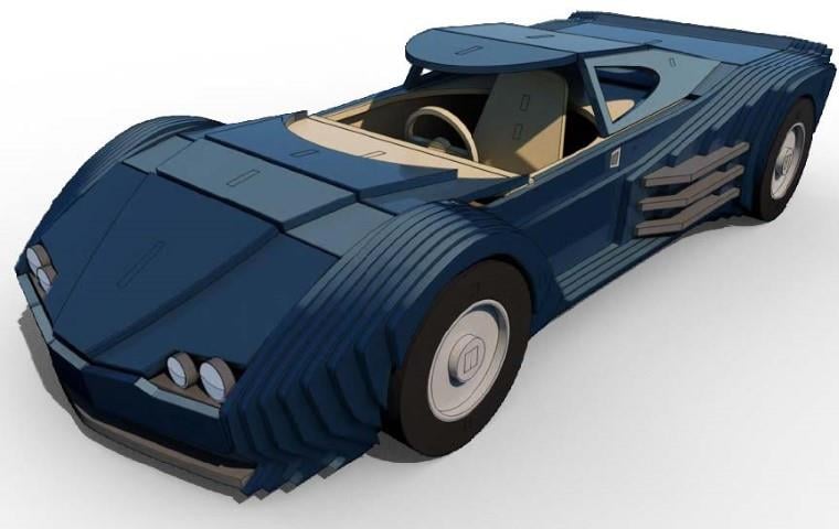 Chevrolet Camaro Assembly Araba Maketi | Basit Seviye