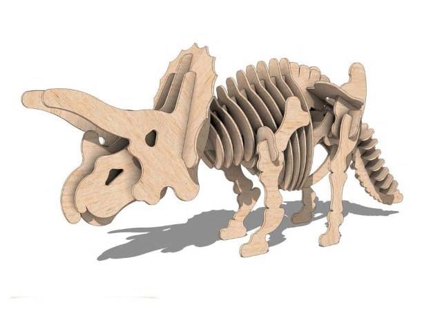 İleri Seviye DinazorlarTriseratops Dinazor Maketi | İleri Seviye3D Sergi