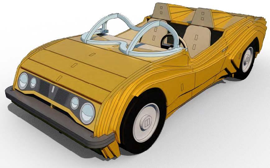 Malibu Cruiser Araba Maketi | Orta Seviye