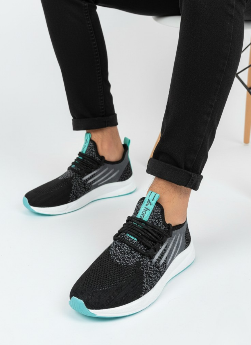 homiro.com.tr'de Bağcıklı Triko Unisex Spor Ayakkabı-Siyah -Su Yeşili modeline göz atın! Tarzınıza uygun renk seçenekleri ile rahat ve şık bir görünüm elde edin. Hemen alışverişe başlayın!