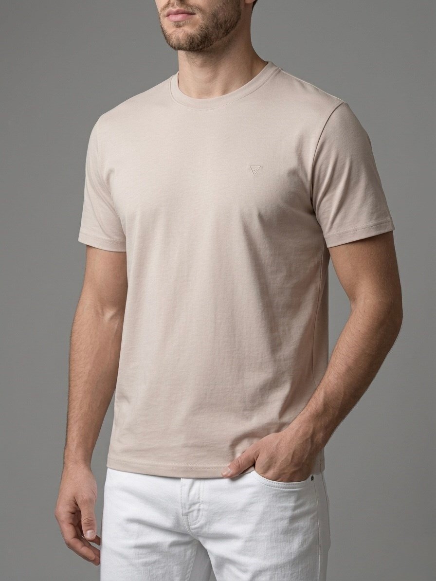 Homiro.com.tr'de erkekler için basic slim fit bisiklet yaka t-shirt - bej renk seçeneğiyle! Şıklığı ve rahatlığı bir arada sunan bu ürünü hemen inceleyin.