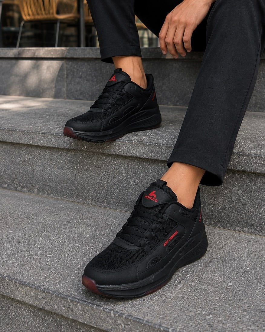 homiro.com.tr'de Unisex Fuspetli Su Geçirmez Spor Ayakkabı - Siyah Kırmızı için ideal bir seçenek. Şık tasarımı ve su geçirmez özelliği ile dikkat çekiyor. Hemen inceleyin!