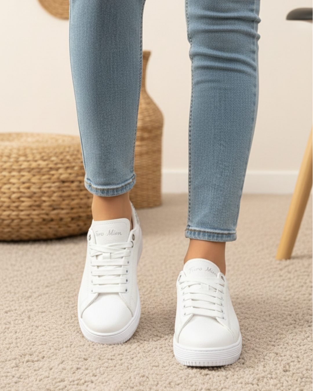 Homiro.com.tr'de, unisex beyaz gümüş taşlı oropedik spor ayakkabıları bulabilirsin. Rahatlığı ve şıklığı bir arada sunan bu ayakkabılar, spor yaparken veya günlük kullanımda senin favorin olacak!