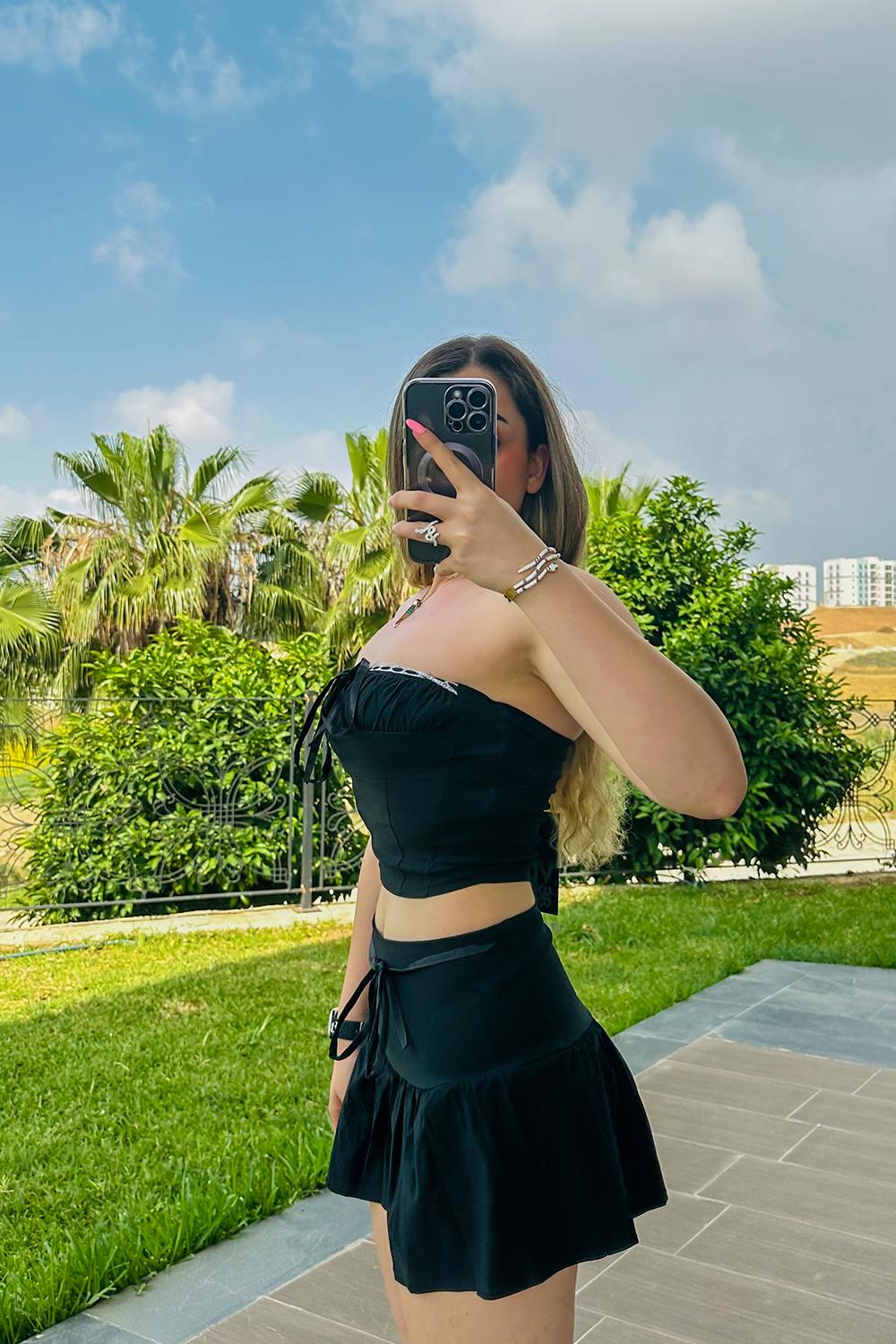 Twirl Crop-Etek Takım