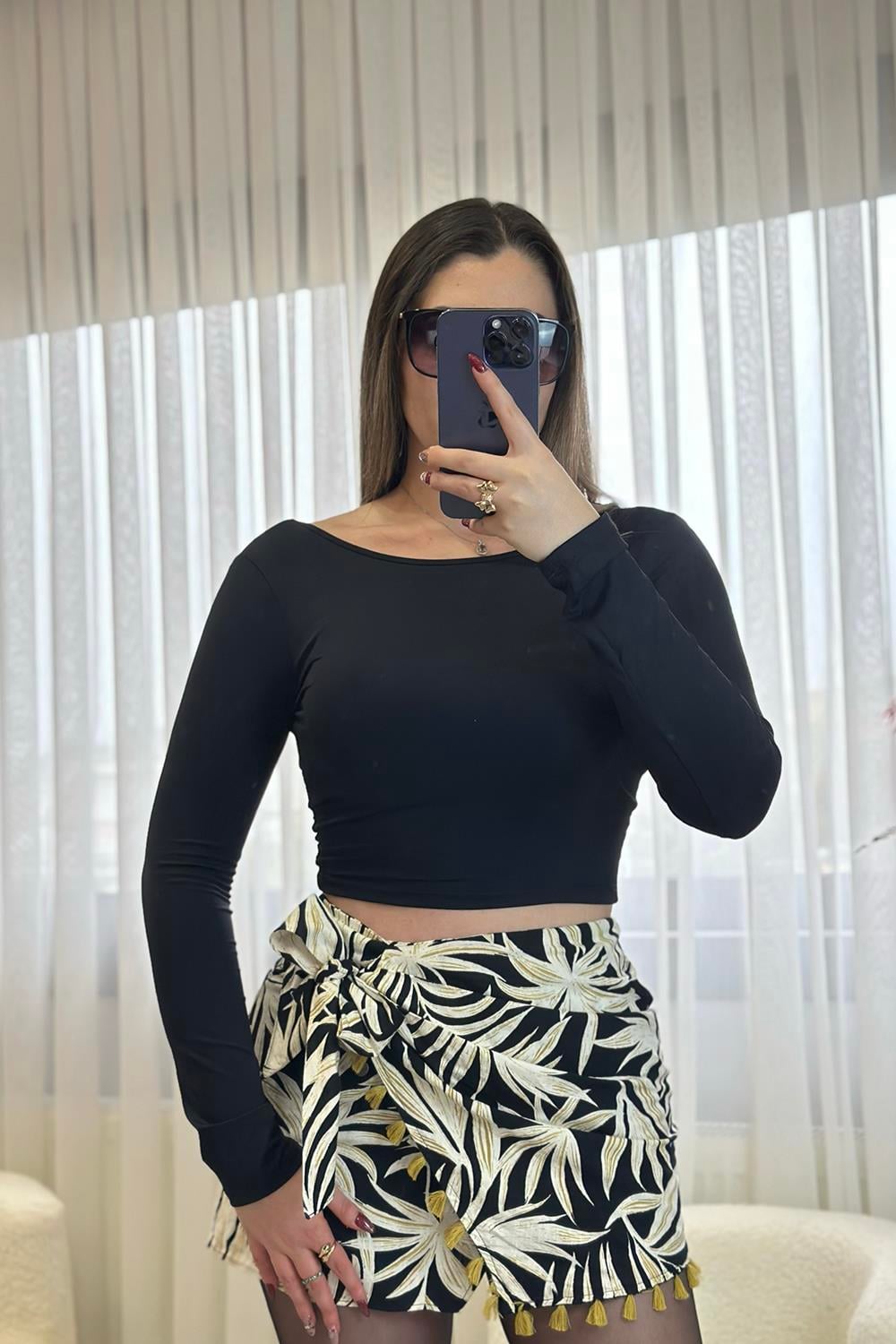 Whist Sırt Detaylı Basic Bluz