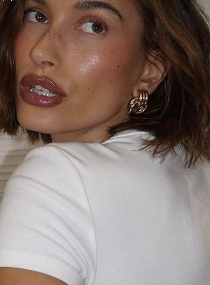 Çelik Halley Küpe Gold