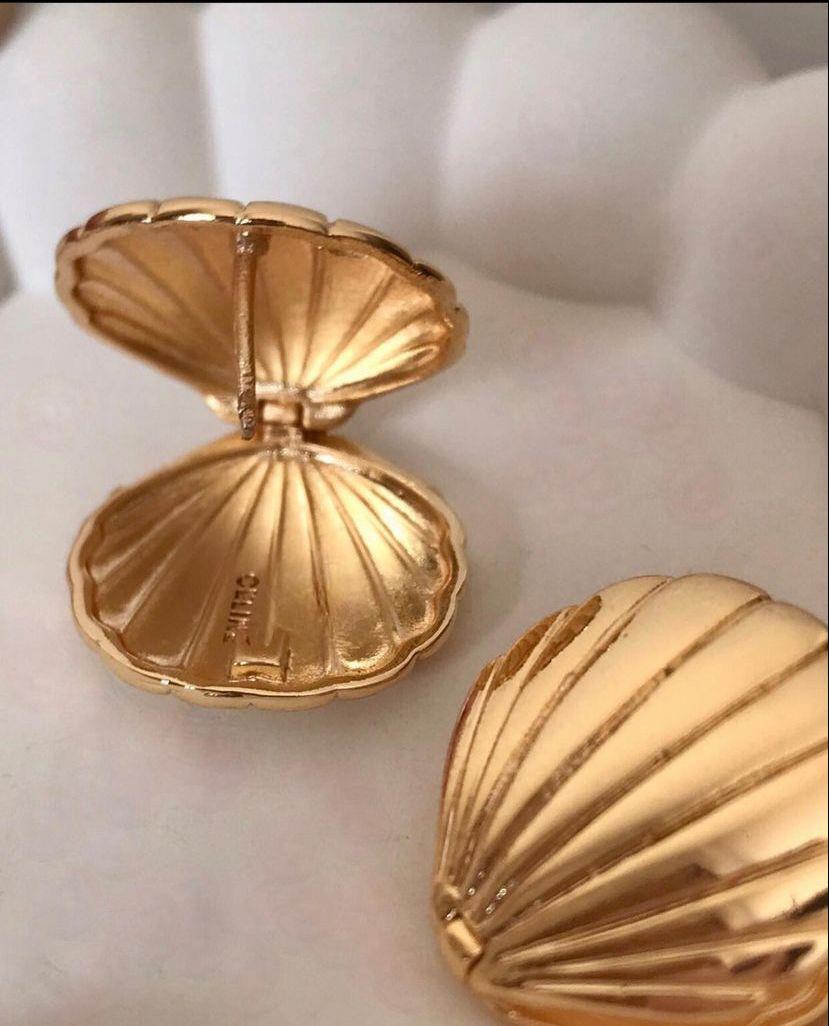 Çelik Tasarım Midye Küpe