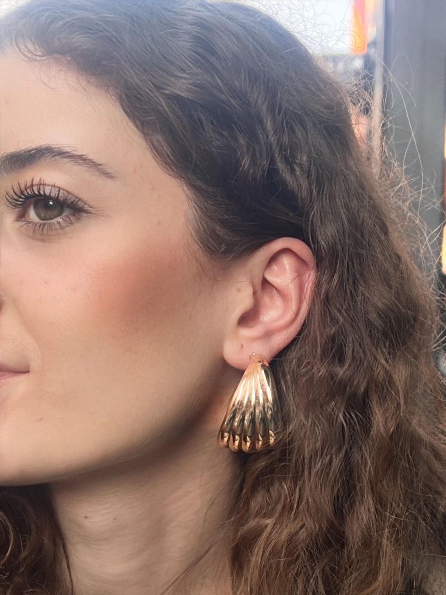 Çoklu Gold Halka Küpe