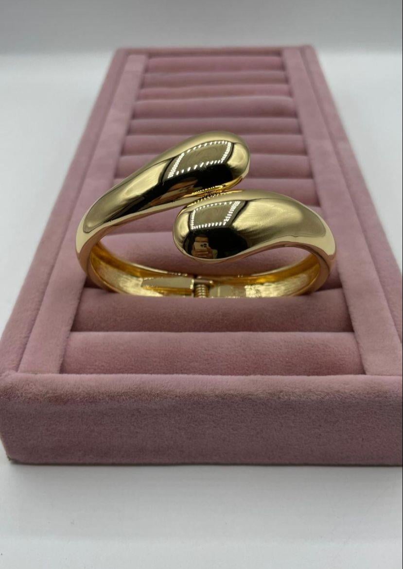Gold Parlak Sarmal Kelepçe