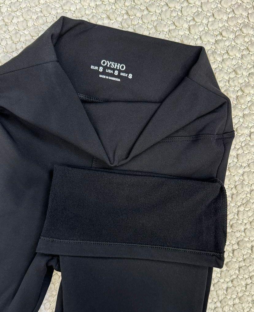 Marka Model Yüksek Bel Şardonlu İspanyol Paça Tayt Siyah